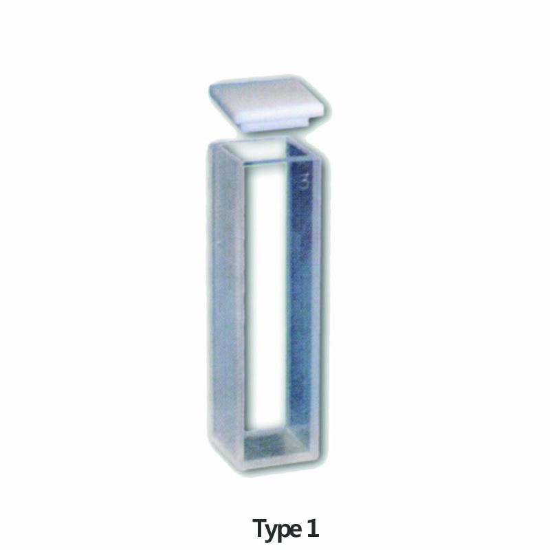 경제형 흡광 셀, 2면 투명Absorption CellUV Quartz, Stopper40mm, 14.0ml Model: 21UV-40