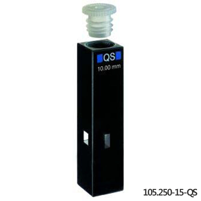 울트라 마이크로 형광셀Fluorescence Ultra-Micro CellPath 3x3mm, (h8.5mm)70ul Model: 105.251-85-QS