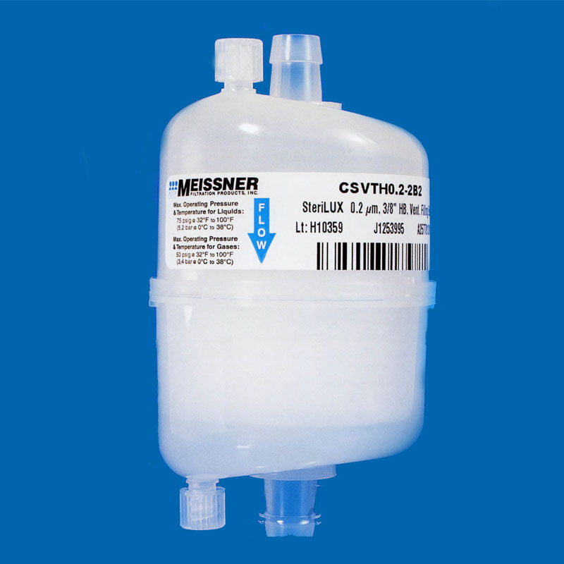수용성 PVDF 캡슐 필터Hydrophilic PVDF Capsule Filter0.1 umSteriLUX Model: CSVMH0.1-442
