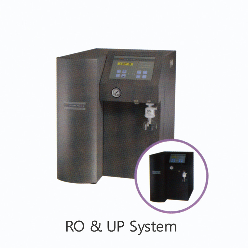 초순수 제조 장치, Human SeriesRO &amp; UP System35 Lit./hr, Scholar Model: Human Power III S