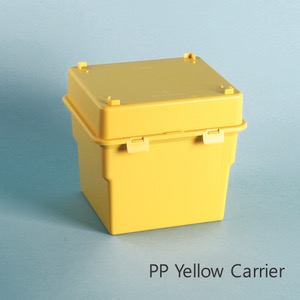 웨이퍼 캐리어 박스Wafer Carrier BoxPP (Yellow), 6 inch208 x 193 x 188mm Model: L61193-BCY