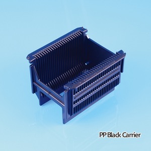 웨이퍼 캐리어, Type 2Wafer CarrierPP (Black), 8 inch203 x 233 x 219mm Model: L80458-WCK