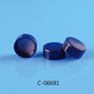 스크류 캡, 샘플 바이알용Screw CapTeflon Lined, Black24-400 Model: C-06691