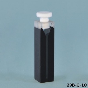 세미 마이크로 흡광 셀, 2면 투명Semi-Micro Cell, BlackType 29/B10mm, 1.16ml Model: 29B/9-Q-10