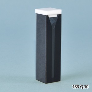 마이크로 흡광 셀, 2면 투명Micro Cell, BlackType 28/B10mm, 0.58ml Model: 18B/9-Q-10