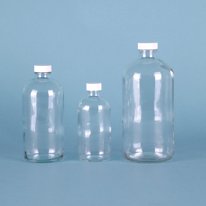 [J. G. Finneran] 세구병 유리 샘플병 30ml - 1L with F217 Foam Lined 투명 갈색 Glass Narrow Neck Bottle