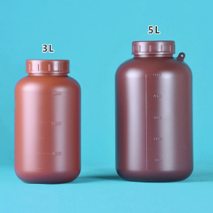 [Universal] 갈색 PE 대용량 광구병 Amber Large Capacity Bottle HDPE