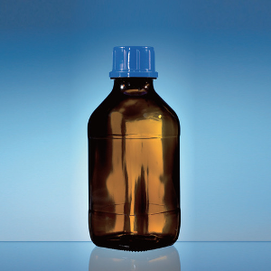 [Brand GmBH] 갈색 사각 디스펜서용 용매병 Amber Square Dispenser Bottle