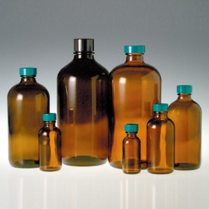 세구병, with Teflon Lined CapAmber BottleN-M, Teflon-Lined Cap125ml Model: GLC01926