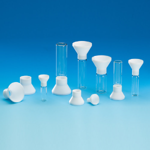 [Chemglass] 테프론 바이알용 깔때기 세트 단품 Vial Funnel, PTFE