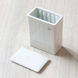 [Jipo] 자제 염색 밧드 Porcelain Staining Box with Lid