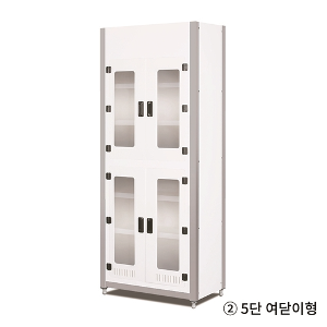 내산성 배기형 시약장5단 여닫이형 PVC/PP Solvent Storage Cabinet