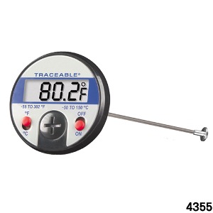 포켓용 디지털 온도계Digital ThermometerJumbo Display표면용, -50℃~150℃ Model: 4355