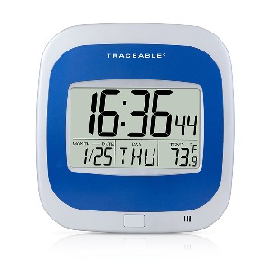 디지털 벽걸이형 시계, 온도 &amp; 달력Digital Thermometer ClockCalender235x254mm Model: 1072