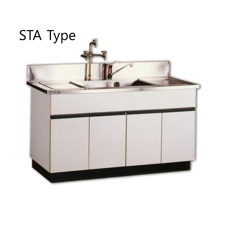 싱크대, STA TypeSink TableTotal Bowlw1500 x d750 x h950mm Model: STA1500