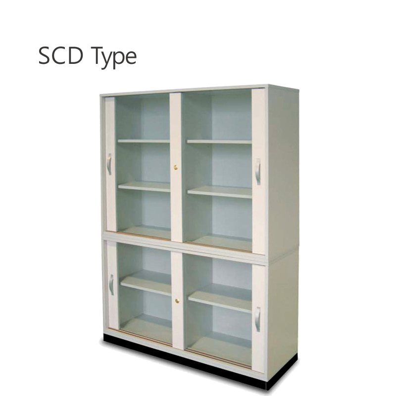 시약장, SCD TypeStorage Cabinet목재형, 5단w900 x d430 x h1800mm Model: SCD900