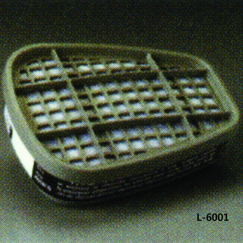 방진용 필터, 반면형 및 전면형용Cartridge유기용제 Model: L-6001