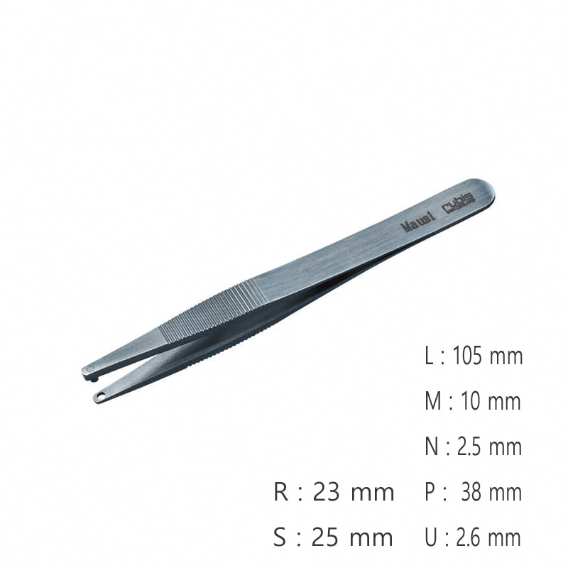 고정밀 트위저, Rubis®,RU-Mouse1-SATweezerCuttingL105mm Model: RU-Mouse1-SA