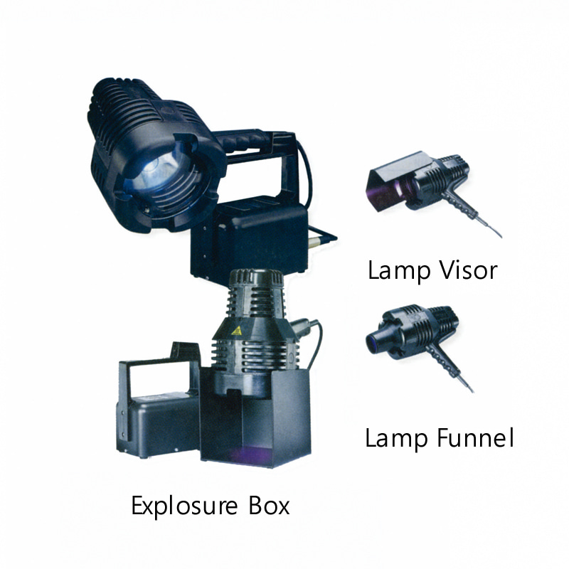 고휘도 자외선 램프UV  LampHigh Intensity(고휘도), Optional AccessoryExpolsure Box Model: 23051