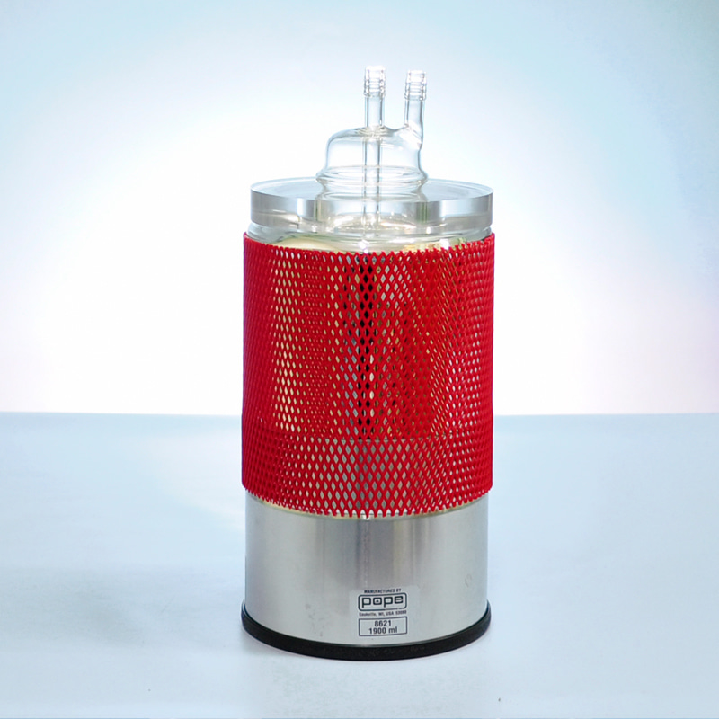 드와 플라스크 동결 트랩 세트Dewar FlaskAcrylic Stopper for Glass TrapI.D Φ120mm용 Model: Mind01