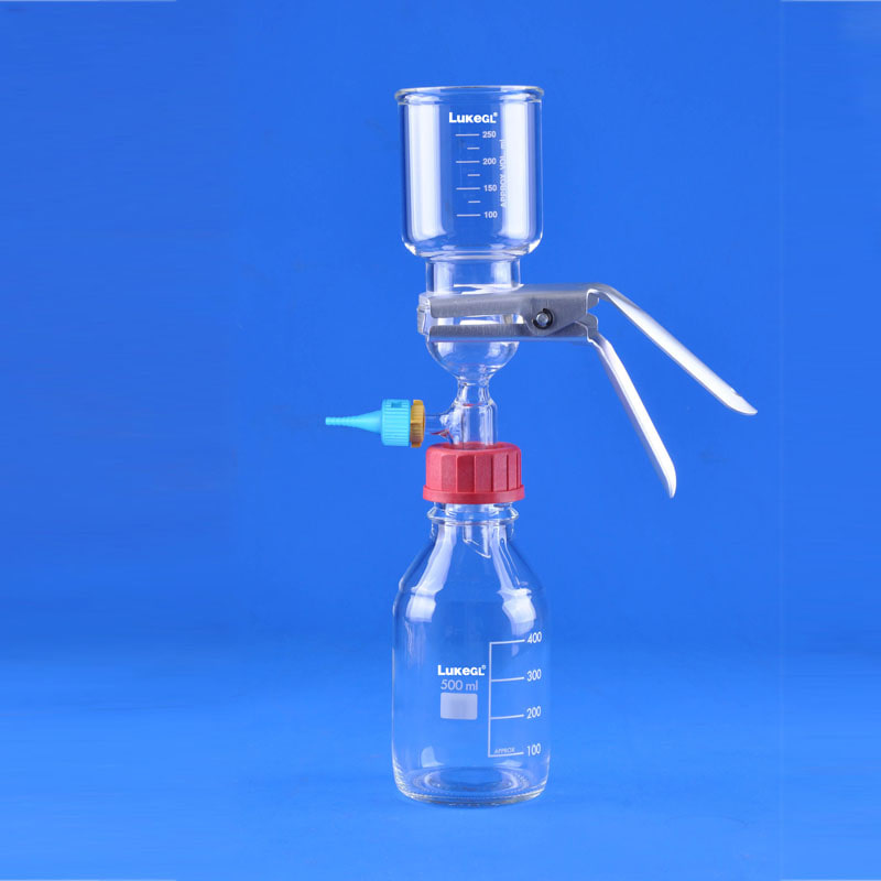 GL45 유리병용 진공 여과장치Clear BottleLaboratory, Simax®1 L Model: 2070M/1L