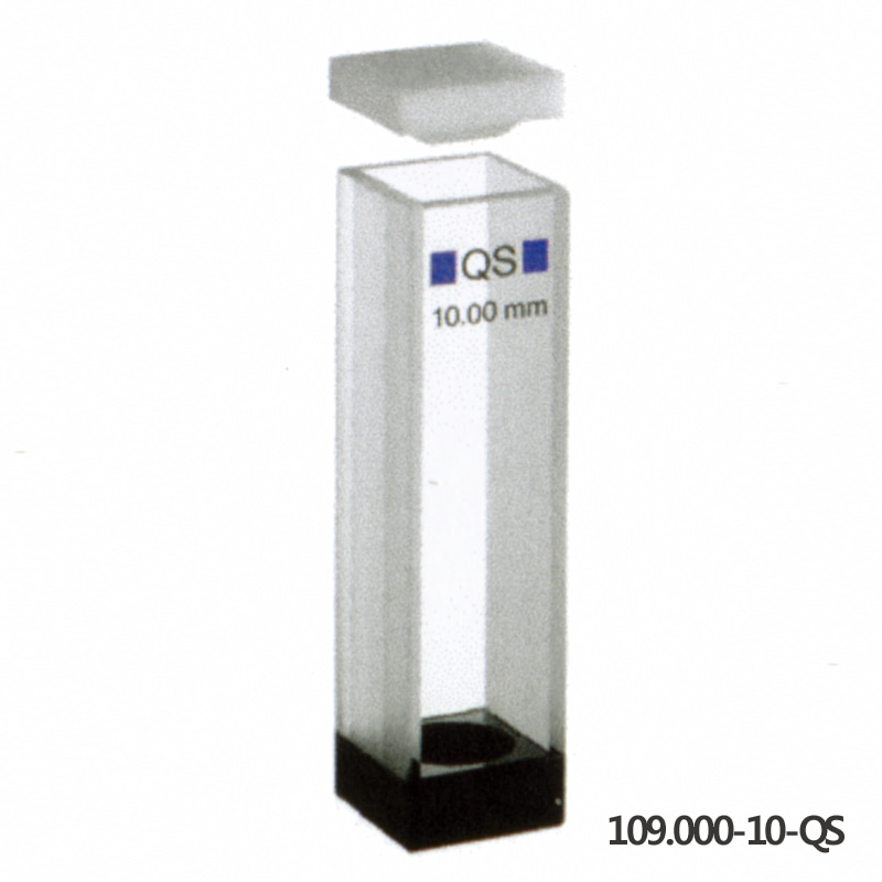 자석교반용 흡광 셀Cell for Magnetic StirrerQuartz3.5ml, Lib Model: 109.000-10-QS