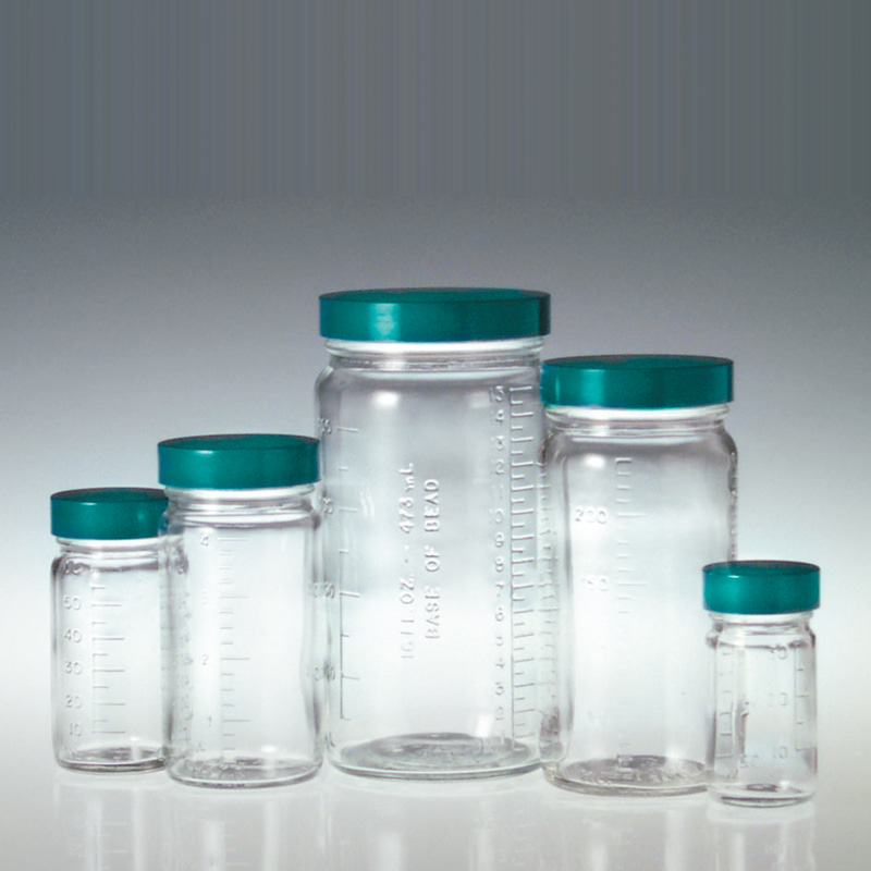 중 광구병, 눈금형 with Teflon Lined CapClear BottleM-R, Teflon Lined Cap60ml Model: GLC01472