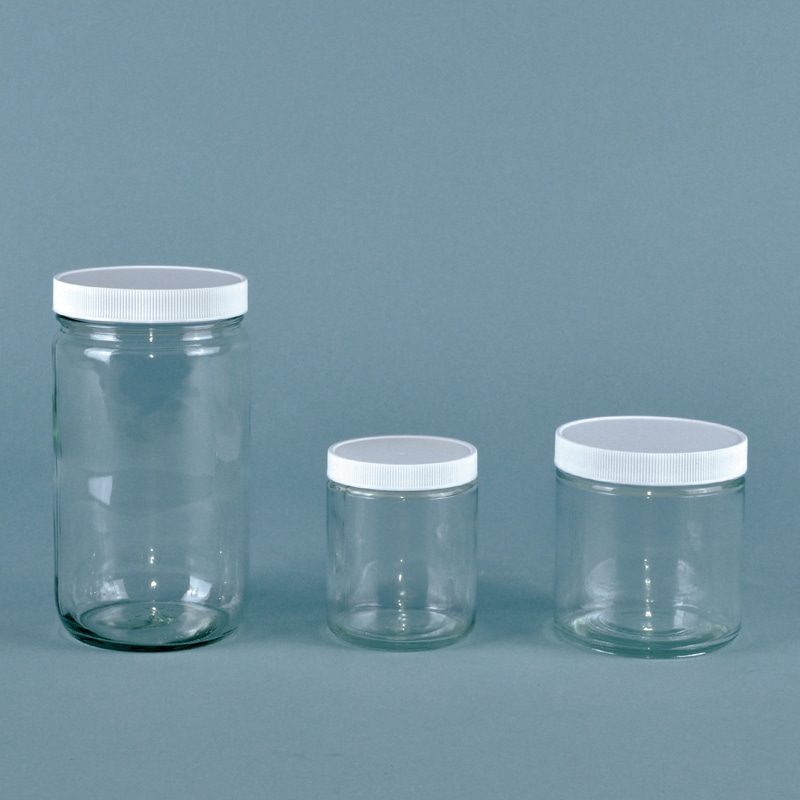 단형 대 광구병, with F217 Foam LinedClear Jar, Short W-MF217 Foam Lined500ml Model: D0086-16