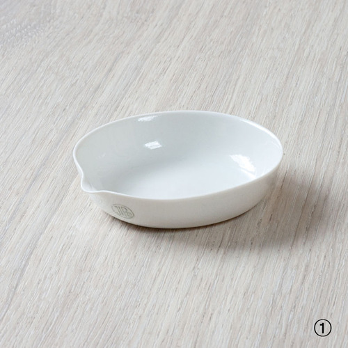 [Jipo] 자제 증발 접시 바닥평형 Porcelain Evaporating Dish