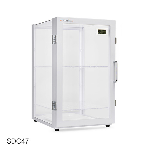 소형 사각 데시케이터 온습도계장착 Small Desiccator Cabinet