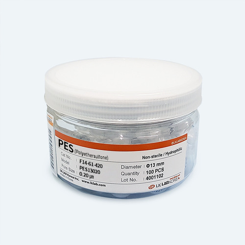 PES 시린지 필터 비멸균 PES Syringe Filter, Non-sterile