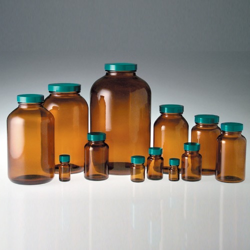 광구병, with Teflon Lined CapAmber BottleW-M, Teflon Lined Cap125ml Model: GLC02190