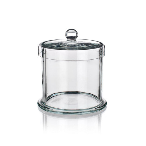[Simax®] 유리 스페시멘 쟈 Glass Specimen Jar with Cover