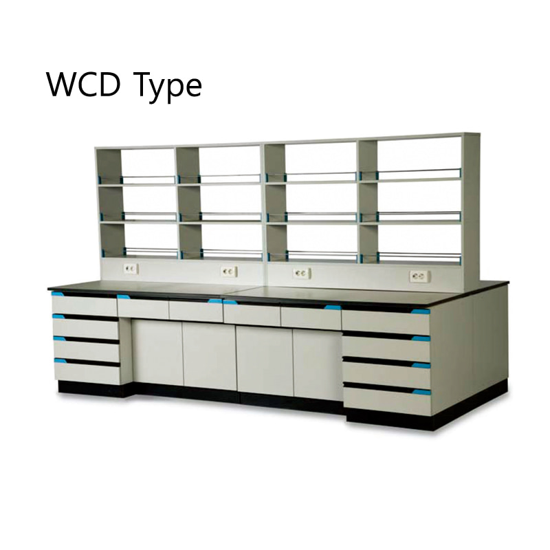 목재형 중앙실험대, WCD TypeCenter Table목재형w3000 x d1500 x h1800mm Model: WCD3000