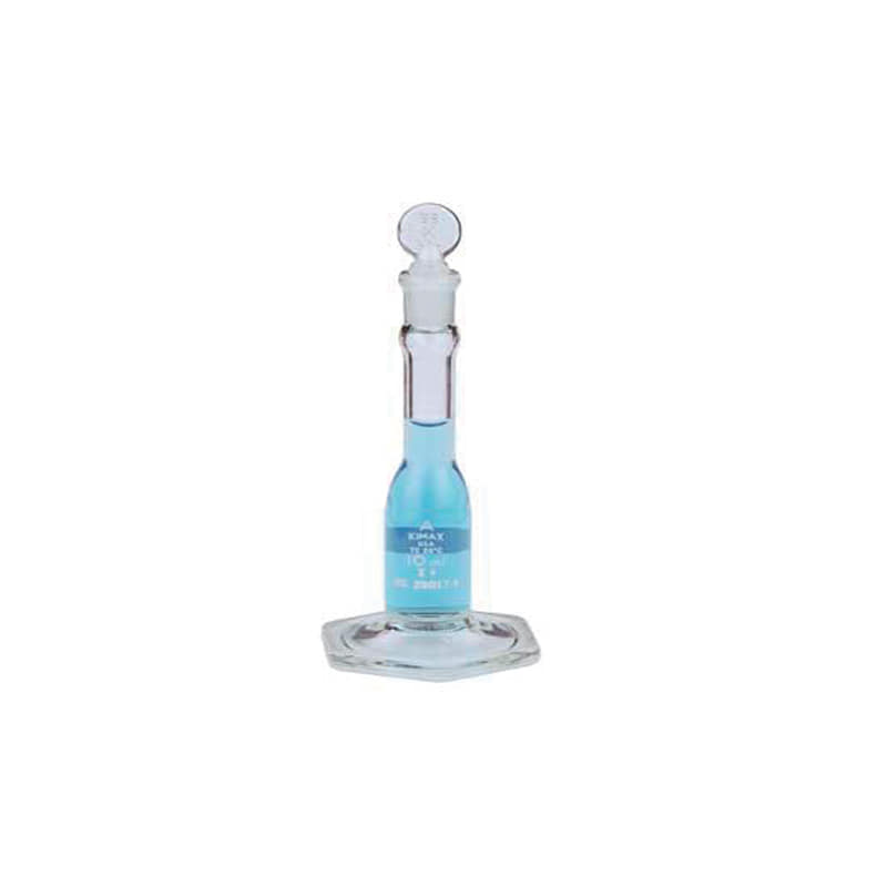 마이크로 메스 용량 플라스크, Class A + 개별보증서Micro Volumetric Flaskw/ Glass Stopper10 ml, #9 Model: 28017A-10