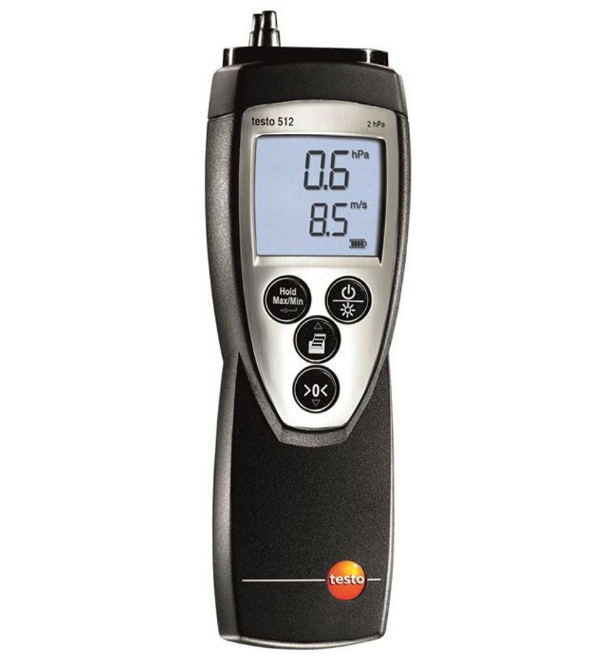 디지털 압력 및 풍속 측정기Digital Manometer0 ~ 200 hPa Model: 512-8