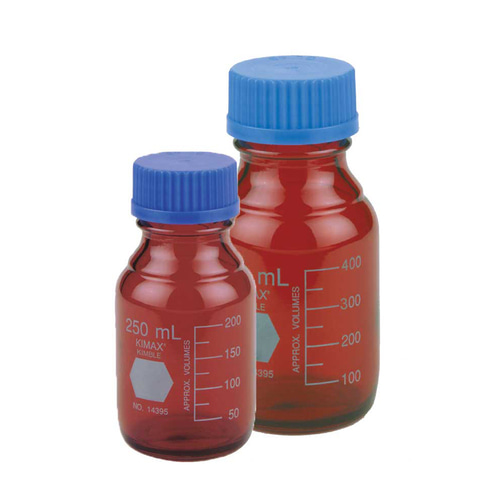 [Kimble®] GL45 랩바틀 GL45 Laboratory Bottle 투명 갈색