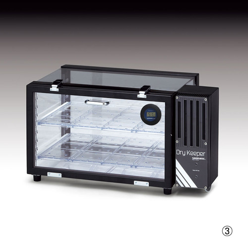 [Sanplatec] 자동 습도 조절 데시케이터 Small Auto Desiccator Cabinet, PVC