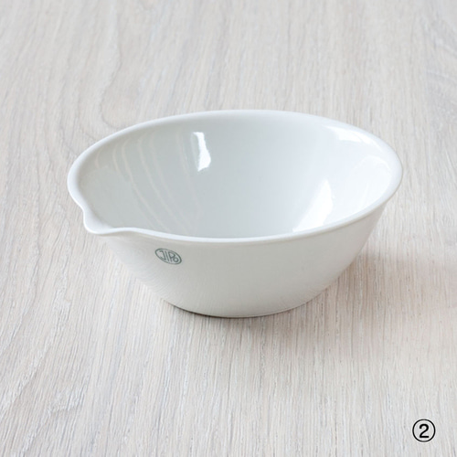 [Jipo / LabCeramic®] 자제 증발 접시 바닥평형 Porcelain Evaporating Dish