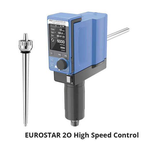 [IKA] 고속 오버헤드 스터러, Max 6000 rpm EUROSTAR 20 High Speed Electronic Overhead Stirrer