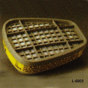 방진용 필터, 반면형 및 전면형용Cartridge염화수소, 이산화황 Model: L-6003