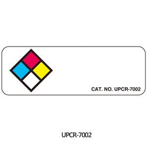 케미컬 라벨 테이프Chemical Hazard LabelGHS500/Roll Model: UPCR-7002