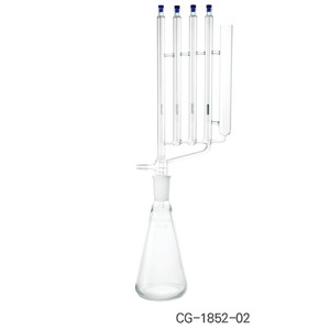 NMR 튜브 세척기NMR Tube Cleanerfor 4 Tube, w/ Flask5 mm, 7&quot; Model: CG-1852-01