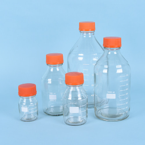 경제형 유리 랩바틀 Laboratory Glass Bottle 투명 갈색