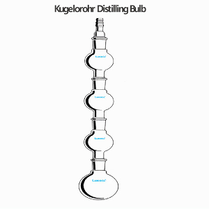 [LukeGL®] Kugelorohr 증류 벌브 Kugelorohr Distilling Bulb