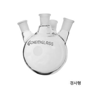 [Chemglass] 4구 헤비월 환저 플라스크 4-Neck Heavy-wall