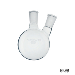 [Chemglass] 2구 헤비월 환저 플라스크2-Neck Heavy-wall Round Bottom Flask