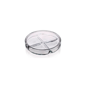 [Simax®] 칸막이 유리 페트리 디쉬 Compartment Glass Petri Dish