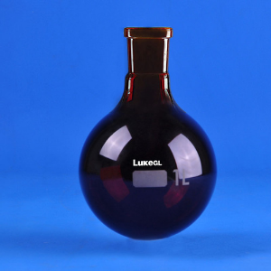 [LukeGL®] 1구갈색환저플라스크 갈색둥근바닥플라스크 1-Neck Amber Round Bottom Flask