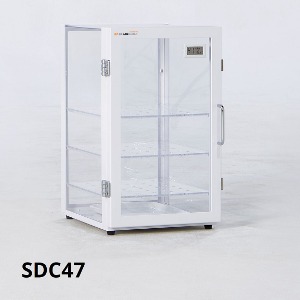 소형 사각 데시케이터 온습도계장착 Small Desiccator Cabinet